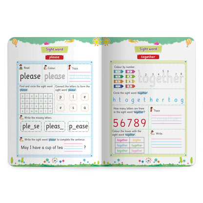 Lil Legends Incredible Phonics Sight Words Book Level 4 | Complex High Frequency Words and Sentence Reading | Fun Activity Book | Age 6+