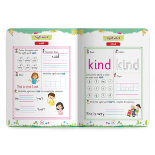 Lil Legends Incredible Phonics Level 3 Sight Words Book for Kids | Tricky and High Frequency Words | Reading Fluency and Fun Activity Book | For Class 1 and 2 | Age 5-7
