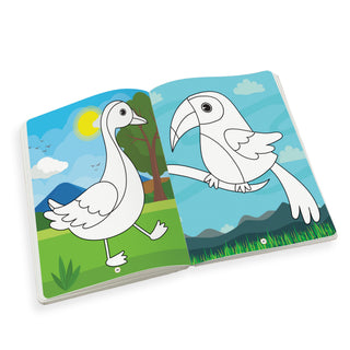 Lil Legends Crayon Colouring Book Vol 2 for Kids | Bold Outlines and Simple Designs | Animals, Birds and Surrounding World | Fun Colouring Activity Book | For Nursery/LKG | Age 3+