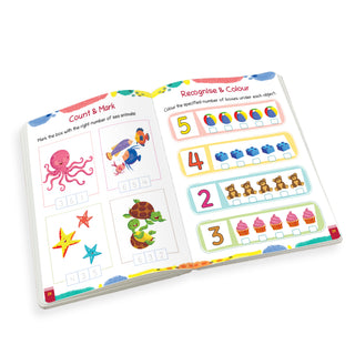 Lil Legends Number Learning Pack | Set of 2 Books | Number Tracing and Activity Levels 1 and 2 | Counting and Early Maths | India's First Pre-Writing Programme | Age 2-5