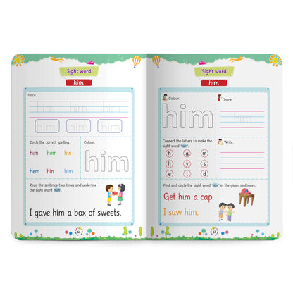 Lil Legends Incredible Phonics Level 1 Sight Words Book | High Frequency Words and CVC Words | English Reading and Activity Book | Age 3+