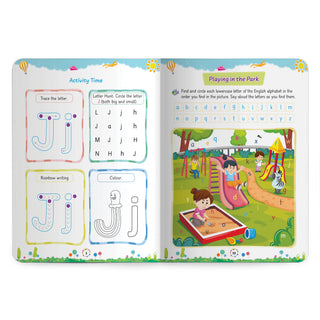 Lil Legends Incredible Phonics Level 1 Main Book Part 2 for Kids | Letter Sounds, Tracing, Writing, Word Recognition and Fun Activities | Phonics Workbook | For Nursery/LKG | Age 3-5