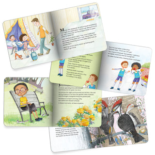 Lil Legends Mindful Moments Series - Pepper's First Peck, Lost Wallet, Hunger Pangs and Final Goodbye | Set of 4 Books for Kids | Illustrated Stories to Build Courage and Resilience | Age 5+