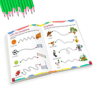 Lil Legends Writing Book Lines and Patterns Tracing Book Level 0 for Kids | India's First Pre-Writing Program | Pencil Control and Activity Book | For Nursery/LKG/UKG | Age 2-3