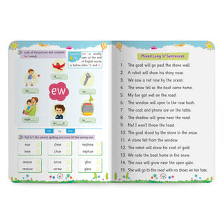Lil Legends Incredible Phonics Level 4 Main Book for Kids | Long Vowels, Complex Blends, Multi-Syllabic Words | Phonics Reading Book | Advanced Phonics Workbook | For Class 1 and 2 | Age 6-8