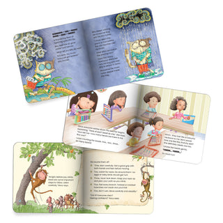 Lil Legends Mindful Moments Series - Wake Up Billy, Skilful Climbers and The Abacus Class | Set of 3 Books for Kids | Illustrated Stories to Build Concentration and Attention | Age 5+