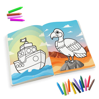 Lil Legends Jumbo Colouring Book Vol 2 for Kids | Bold Outlines and Fun Designs | Animals, Birds and Nature Scenes | Big Size Colouring Activity Book | For Toddlers/LKG/UKG | Age 4+