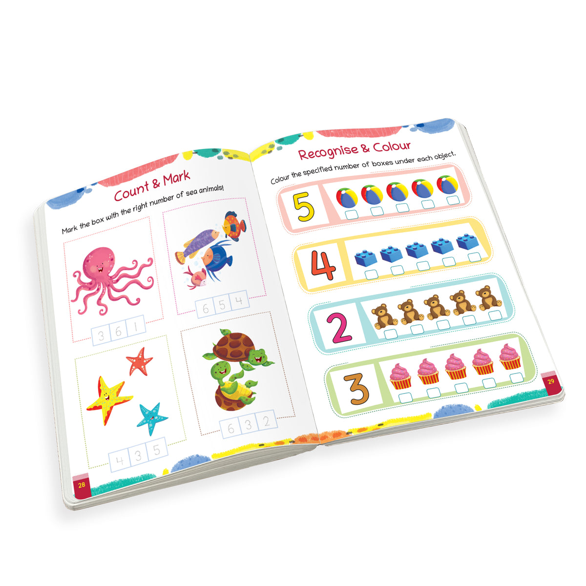 Lil Legends Writing Books Number Tracing and Activity Book Level 1 for Kids | Number Recognition and Fun Activities | Workbook with Smart Dot Guidance | For Nursery/LKG/UKG | Age 2-4