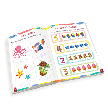 Lil Legends Writing Books Number Tracing and Activity Book Level 1 for Kids | Number Recognition and Fun Activities | Workbook with Smart Dot Guidance | For Nursery/LKG/UKG | Age 2-4