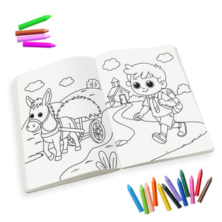 Lil Legends Jumbo Colouring Books Vol 1-4 for Kids | Bold Outlines and Big Designs | Animals, Birds, Everyday Objects and Nature | Fun Colouring Activity Books | Age 3+
