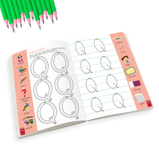 Lil Legends Early Writing Readiness | Set of 3 Books | Lines and Patterns + Number Tracing + Uppercase Tracing and Vocabulary | India's First Pre-Writing Programme | Age 2-5