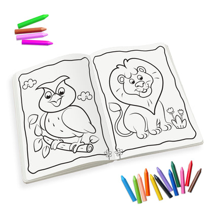 Lil Legends Book Of Crayon Colouring Vol. 5 | Builds Focus, Creativity and Colour Recognition | Colouring Activity Book with Detailed Designs | For LKG/UKG | Age 4+