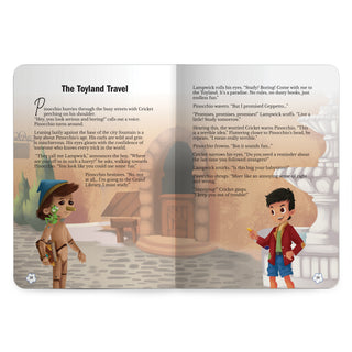 Lil Legends Timeless Classics Re-Imagined for Today | Set of 4 Story Books | Pinocchio, Peter Pan, Gulliver's Travels and More | Vocabulary, Imagination and Values Booster Stories | For Age 7+