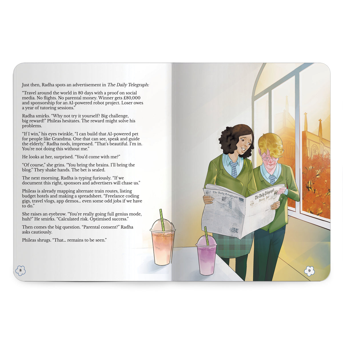 Lil Legends Timeless Classics Re-Imagined for Today | Set of 2 Story Books | Pinocchio and Around the World in 80 Days | Vocabulary, Imagination and Value Booster Stories | For Age 7+