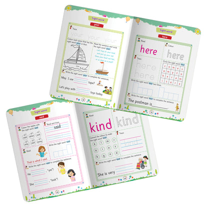 Lil Legends Incredible Phonics Level 3 Main Book and Sight Words Book | Set of 2 Books for Age 5-7 Years | Digraphs, Consonant Blends, High Frequency Words and Activities | For Class 1 and 2