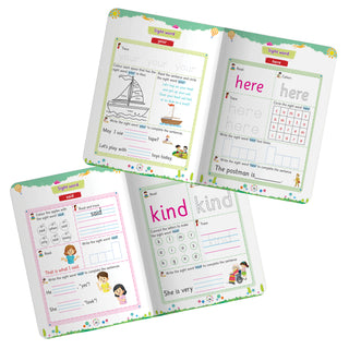 Lil Legends Incredible Phonics Level 3 Main Book and Sight Words Book | Set of 2 Books for Age 5-7 Years | Digraphs, Consonant Blends, High Frequency Words and Activities | For Class 1 and 2