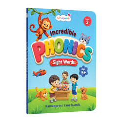 Lil Legends Incredible Phonics Level 3 Sight Words Book for Kids | Tricky and High Frequency Words | Reading Fluency and Fun Activity Book | For Class 1 and 2 | Age 5-7