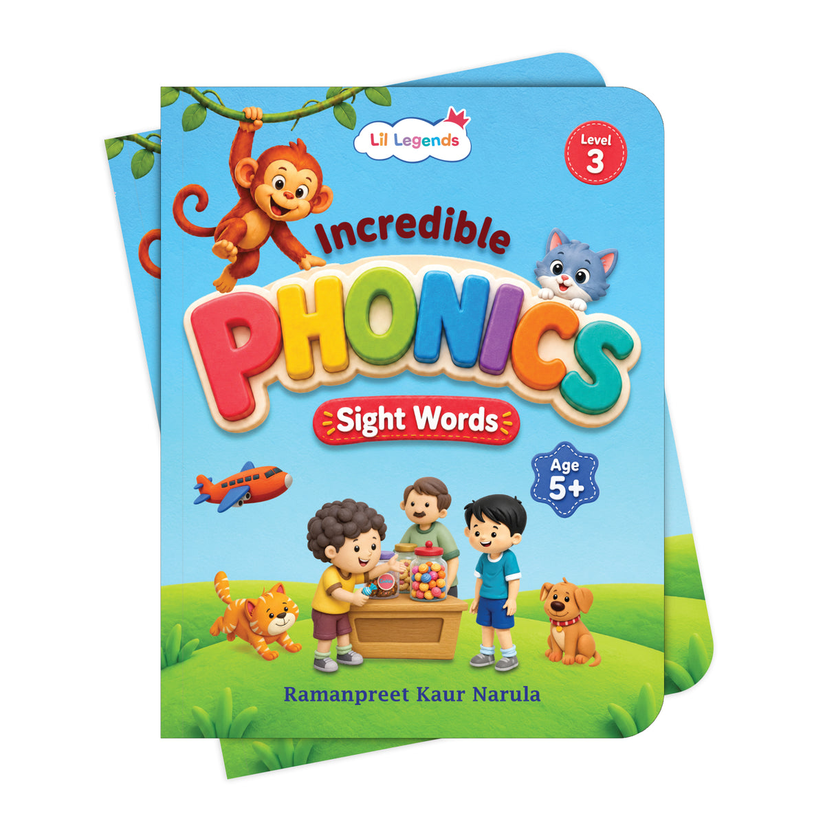 Lil Legends Incredible Phonics Level 3 Sight Words Book | Tricky and High Frequency Words | Reading Fluency and Fun Activity Book | Age 5+