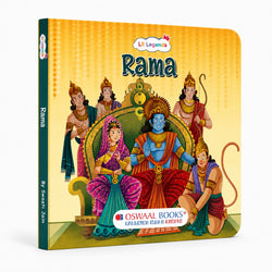 Lil Legends My Little Board Book of Mythological Tales of Lord Rama for Kids Age 3+ Years | Enchanting Indian Stories with Colourful Illustrations | Hindu Mythology Picture Book