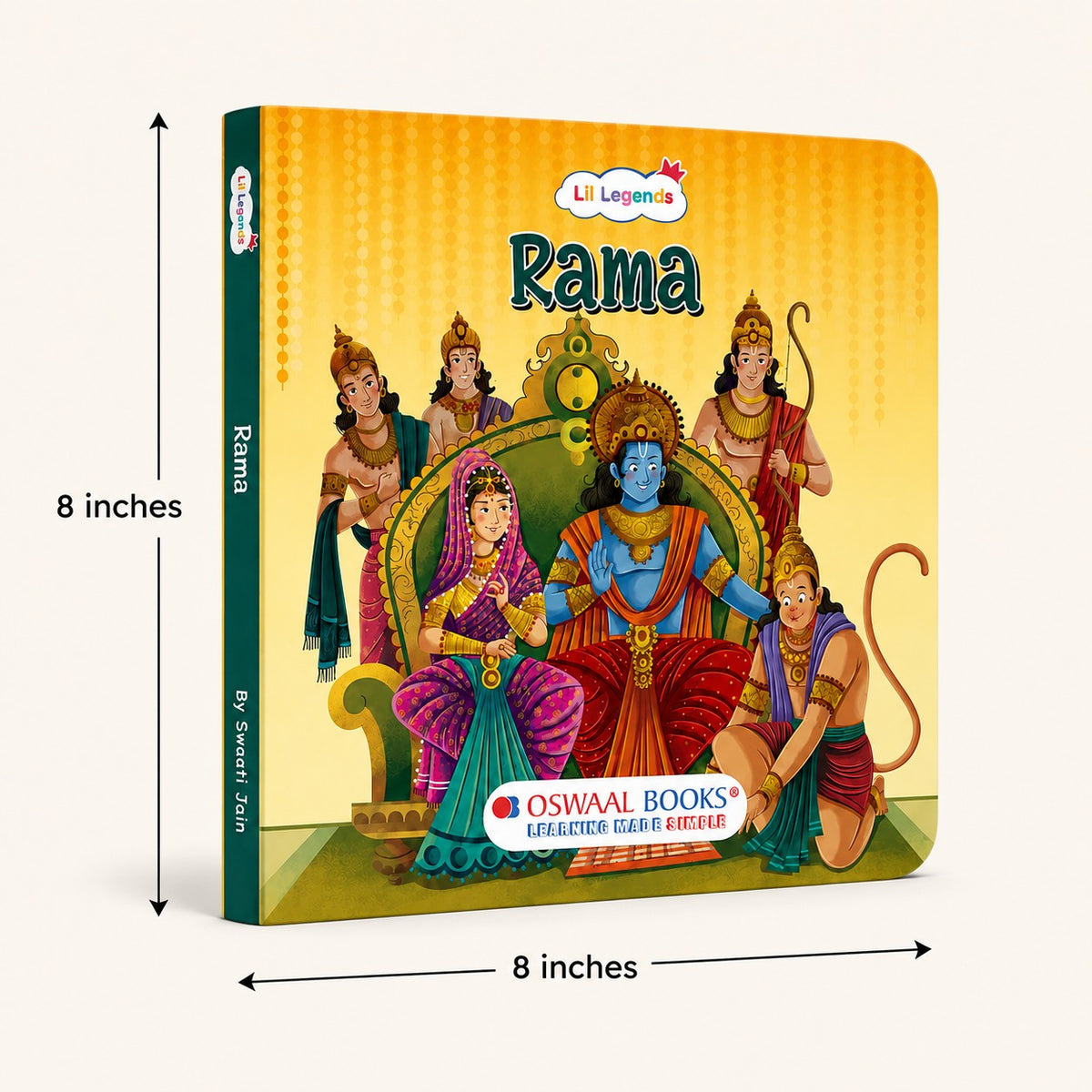 Lil Legends My Little Board Book of Mythological Tales of Lord Rama for Kids Age 3+ Years | Enchanting Indian Stories with Colourful Illustrations | Hindu Mythology Picture Book