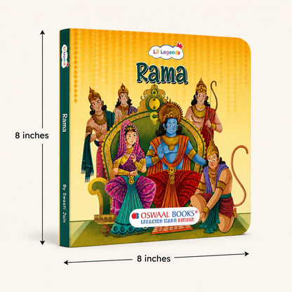 Lil Legends My Little Board Book of Mythological Tales of Lord Rama for Kids Age 3+ Years | Enchanting Indian Stories with Colourful Illustrations | Hindu Mythology Picture Book