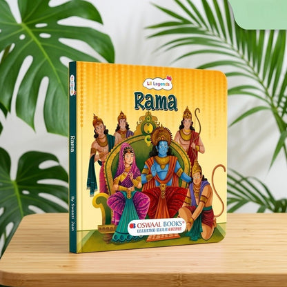 Lil Legends My Little Board Book of Mythological Tales of Lord Rama for Kids Age 3+ Years | Enchanting Indian Stories with Colourful Illustrations | Hindu Mythology Picture Book