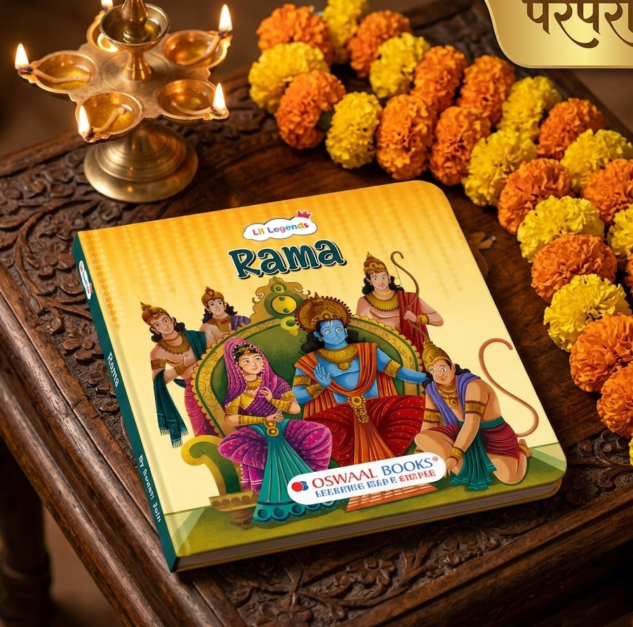 Lil Legends My Little Board Book of Mythological Tales of Lord Rama for Kids Age 3+ Years | Enchanting Indian Stories with Colourful Illustrations | Hindu Mythology Picture Book