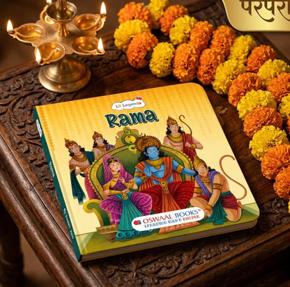 Lil Legends My Little Board Book of Mythological Tales of Lord Rama for Kids Age 3+ Years | Enchanting Indian Stories with Colourful Illustrations | Hindu Mythology Picture Book