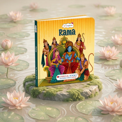 Lil Legends My Little Board Book of Mythological Tales of Lord Rama for Kids Age 3+ Years | Enchanting Indian Stories with Colourful Illustrations | Hindu Mythology Picture Book