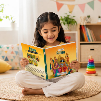 Lil Legends My Little Board Book of Mythological Tales of Lord Rama for Kids Age 3+ Years | Enchanting Indian Stories with Colourful Illustrations | Hindu Mythology Picture Book