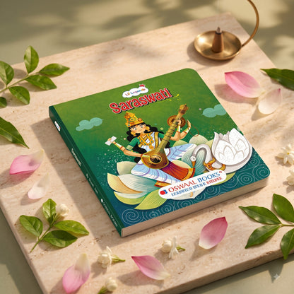 Lil Legends My Little Board Book of Mythological Tales of Goddess Saraswati for Kids Age 3+ Years | Enchanting Indian Stories with Colourful Illustrations | Hindu Mythology Picture Book