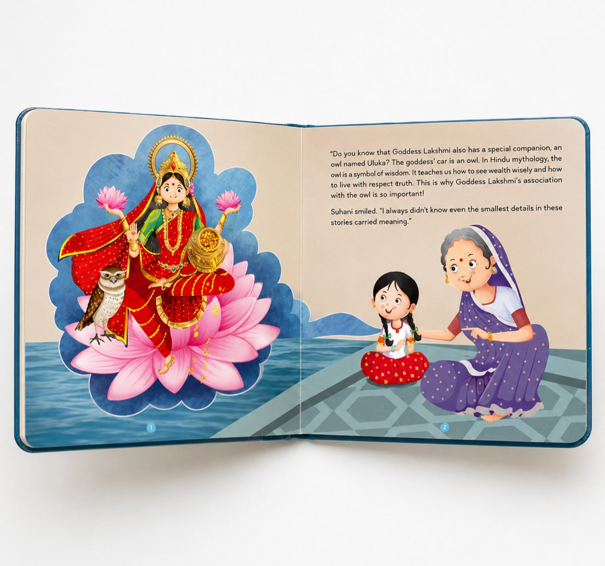 Lil Legends Tale of Goddess Lakshmi Board Book for Kids | Illustrated Mythological Story | Short Bedtime Story Book | Cultural Learning Picture Book | Age 3+ Years