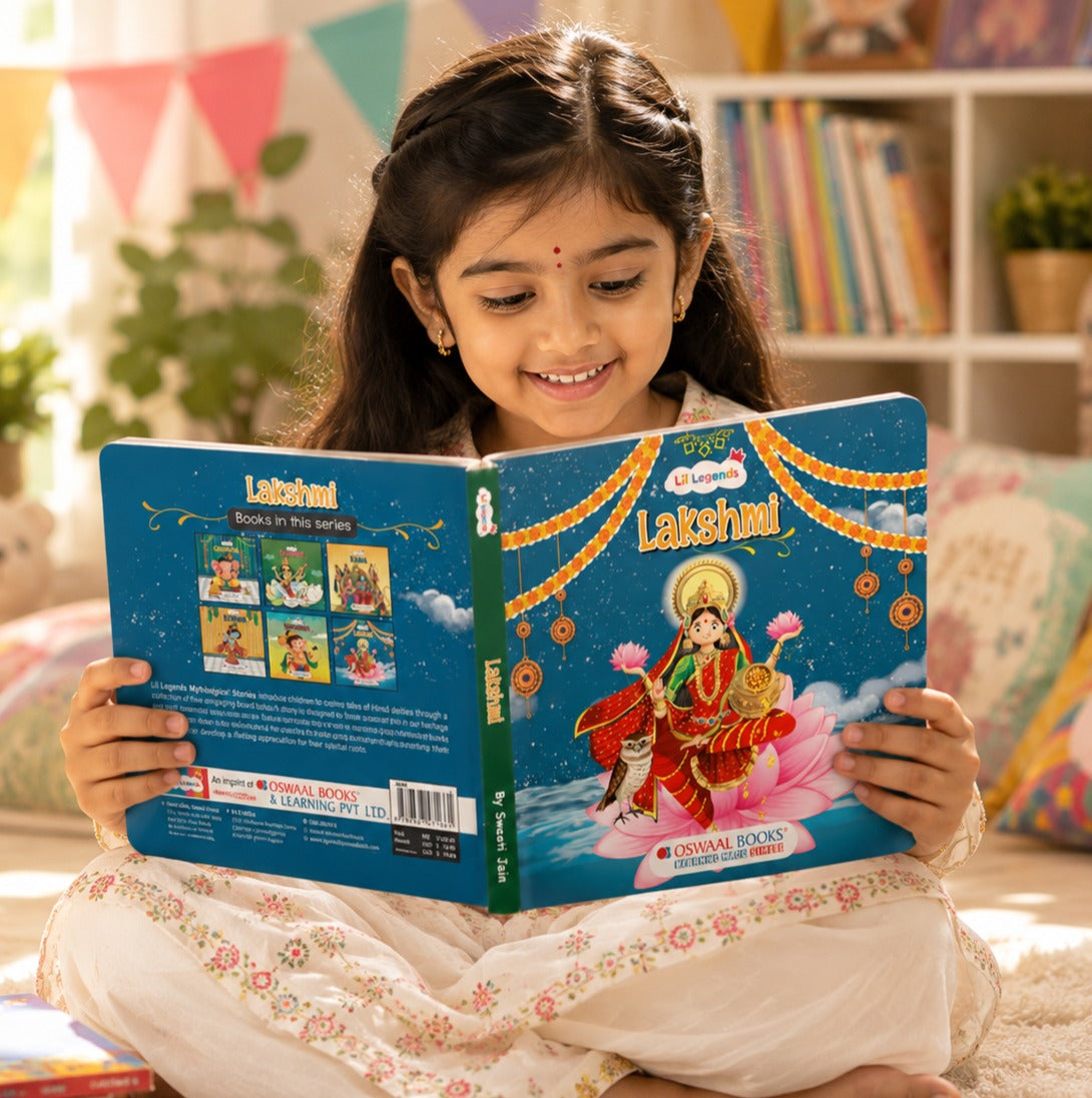 Lil Legends Tale of Goddess Lakshmi Board Book for Kids | Illustrated Mythological Story | Short Bedtime Story Book | Cultural Learning Picture Book | Age 3+ Years