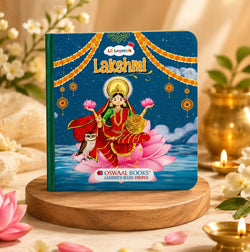 Lil Legends Tale of Goddess Lakshmi Board Book for Kids | Illustrated Mythological Story | Short Bedtime Story Book | Cultural Learning Picture Book | Age 3+ Years