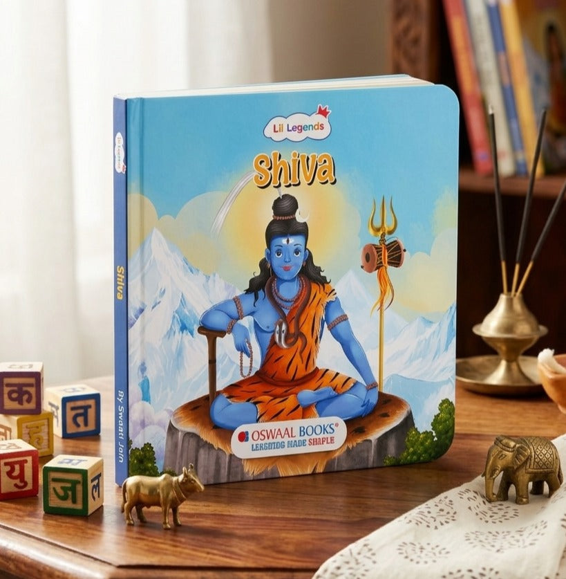Lil Legends Shiva Story Book for Kids | Mythological Tales of Lord Shiva | Colourful Illustrations & Simple Language | Cultural Learning & Moral Stories | Age 3+ Years