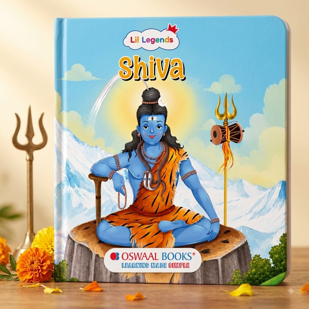 Lil Legends Shiva Story Book for Kids | Mythological Tales of Lord Shiva | Colourful Illustrations & Simple Language | Cultural Learning & Moral Stories | Age 3+ Years