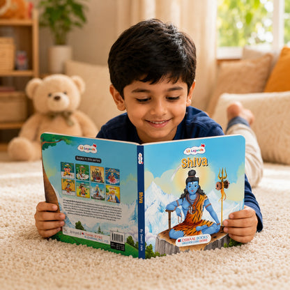 Lil Legends Shiva Story Book for Kids | Mythological Tales of Lord Shiva | Colourful Illustrations & Simple Language | Cultural Learning & Moral Stories | Age 3+ Years
