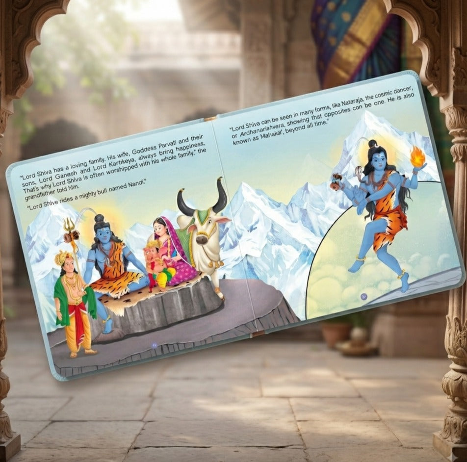 Lil Legends Shiva Story Book for Kids | Mythological Tales of Lord Shiva | Colourful Illustrations & Simple Language | Cultural Learning & Moral Stories | Age 3+ Years