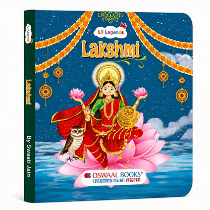 Lil Legends Tale of Goddess Lakshmi Board Book for Kids | Illustrated Mythological Story | Short Bedtime Story Book | Cultural Learning Picture Book | Age 3+ Years