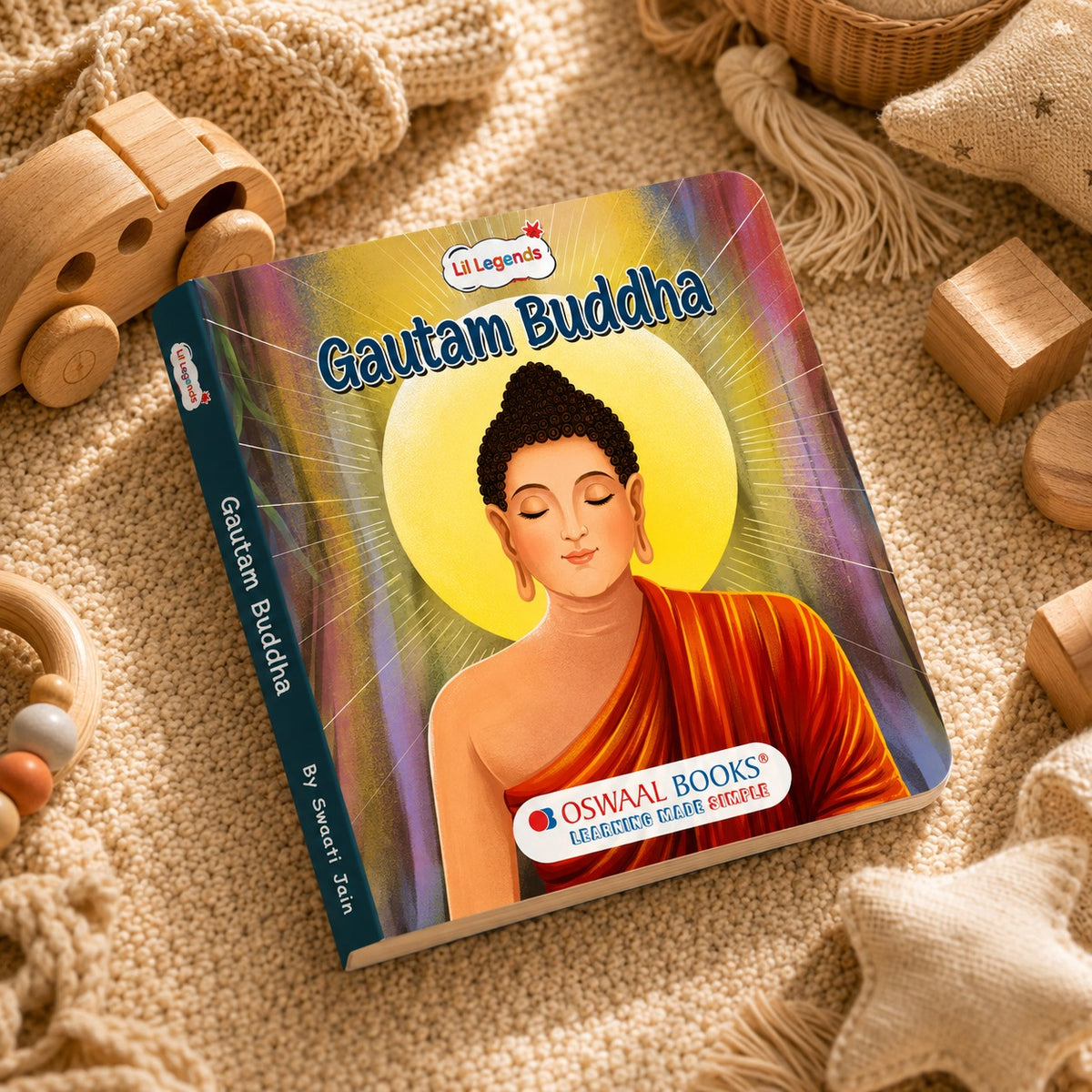 Lil Legends Gautam Buddha Story Boardbook for Kids | Illustrated Life Stories with Moral Lessons | Cultural Learning Picture Book | Easy Language | Age 3+ Years