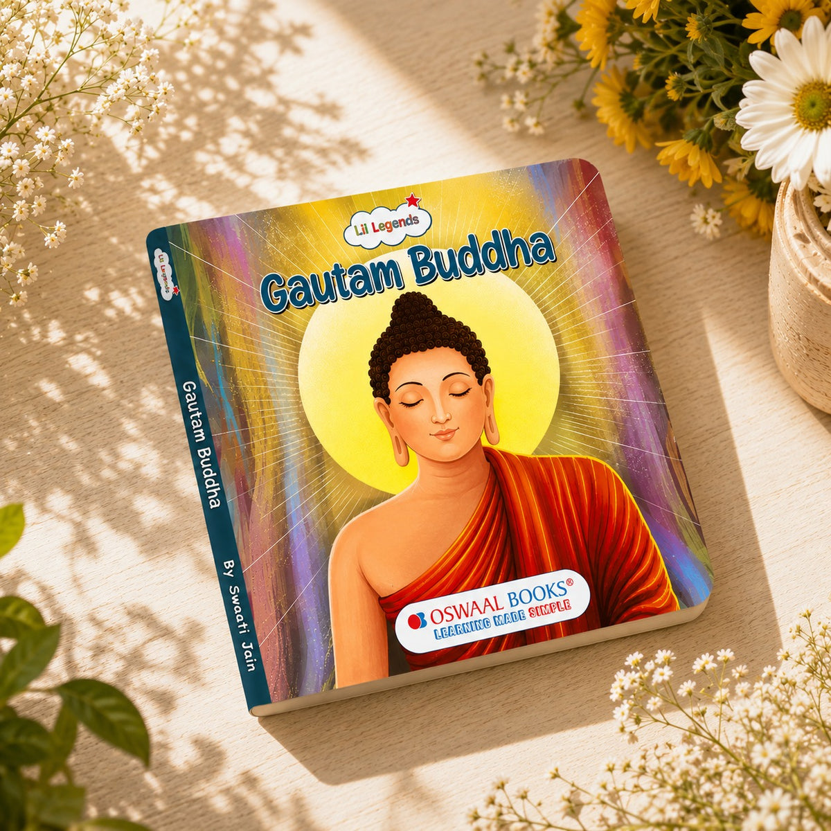 Lil Legends Gautam Buddha Story Boardbook for Kids | Illustrated Life Stories with Moral Lessons | Cultural Learning Picture Book | Easy Language | Age 3+ Years