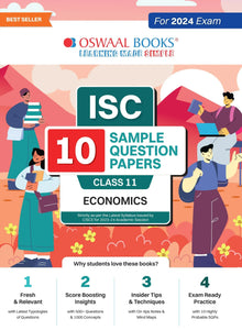 ISC 10 Sample Question Papers Class 11 Economics For 2024 Exams (Based On The Latest CISCE/ISC Specimen Paper)