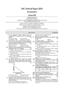 ISC 10 Previous Years' Solved Papers Class-12 Commerce | Year-Wise 2014-2024 | Accounts, Economics, Business studies, commerce, English 1, Maths, Hindi, Computer science For 2025 Board Exam Oswaal Books and Learning Private Limited