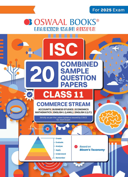 ISC 20 Combined Sample Question Papers | Class 11 | Commerce Stream | Acc | Bs.St. | Com | Eco | Math | Eng 1 | Eng 2 | For 2025 Exam