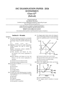 ISC 5 Previous Year Solved Papers Class-12 | Year wise 2018-2024 |  Commerce (Accounts, Economics, Business studies, commerce, English 1, English 2, Maths, Hindi, Computer science) For 2025 Board Exam Oswaal Books and Learning Private Limited