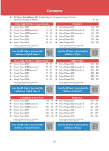 ISC 5 Previous Year Solved Papers Class 12 | Year-wise 2018-2024 | PCB ( Physics, Chemistry, Biology, English 1, English 2, Hindi, Computer science) for 2025 Board Exam. Oswaal Books and Learning Private Limited
