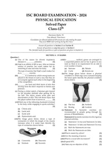 ISC Question Bank Chapter-wise Topic-wise Class 12 Physical Education| For 2025 Board Exams Oswaal Books and Learning Private Limited