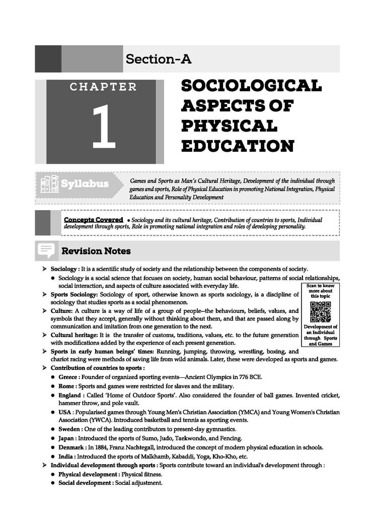 ISC Question Bank Chapter-wise Topic-wise Class 12 Physical Education| For 2025 Board Exams Oswaal Books and Learning Private Limited