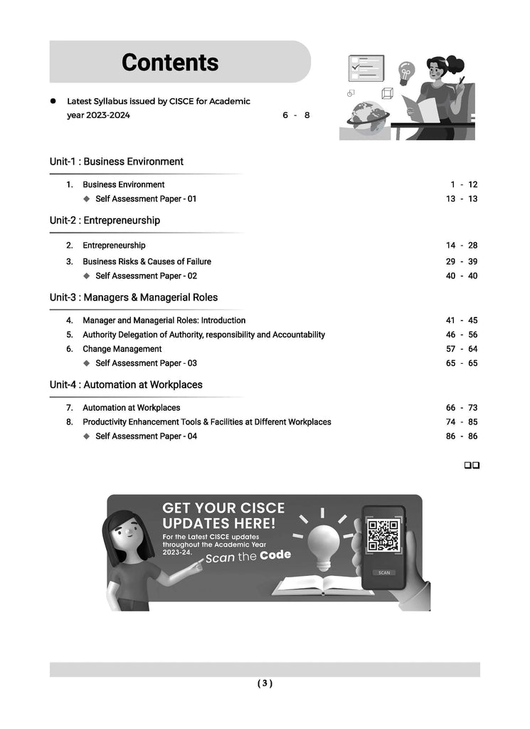 ISC Question Bank Class 11 Business Studies Book (2024 Exam) 
