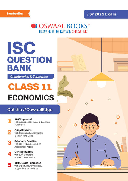 ISC Question Bank Class 11 Economics | Chapterwise | Topicwise | Solved Papers  | For 2025 Exams